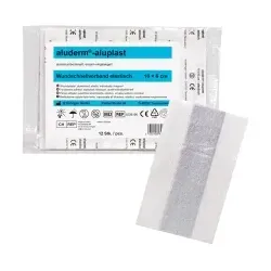 Söhngen aluderm® -aluplast Verbandkasten-Set, 10 x 6 cm, 12 Stück