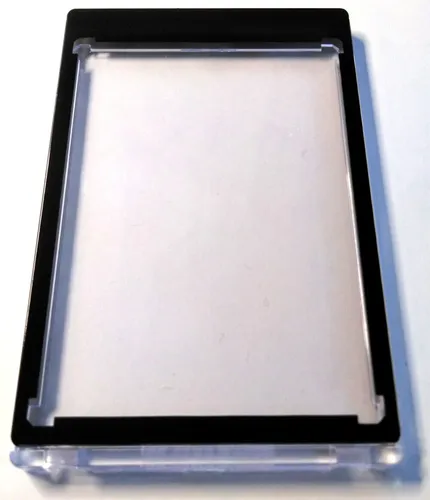 Docsmagic.de Magnetic Card Holder Black Border 360 PT UV safe - Magnet Karte 5 x