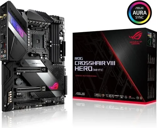 Asus ROG CROSSHAIR VIII HERO (WI-FI) Mainboard schwarz