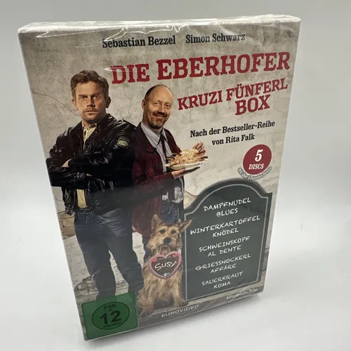 Die Eberhofer - Kruzi Fünferl Box (DVD, 2019, 5 Discs) NEU & OVP