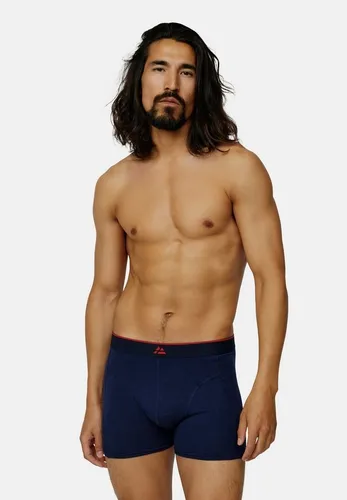 BAMBOO TRUNKS - 6-Pack - Schwarz | Grau | Marineblau - L - Bequeme Herren Boxershorts aus Bambus, ideal für den Alltag und Sport. Die schweißableitenden Fasern sorgen für ein angenehmes Tragegefühl. Nachhaltig und mit geprüfter Qualität für höchsten Komfort.