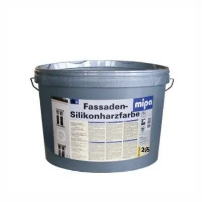 Mipa Fassadenfarbe Silikonharzfarbe weiß, 2,5Ltr.