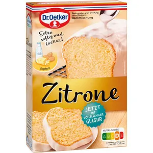 Dr. Oetker Zitrone Backmischung 525,0 g, 1 Pack von Dr. Oetker