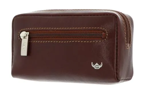 Golden Head Schlüsseltasche Zipped Key Case aus echtem Rindsleder - Portemonnaies in stilvollem Design, gefertigt aus hochwertigem echtem Rindsleder für Langlebigkeit und Eleganz.
