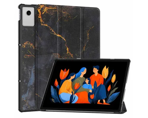 imoshion Tablet-Mappe imoshion Design Trifold Klaphülle Lenovo Idea Tab Plus - Black Marble