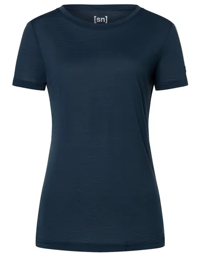 Super.Natural The Essential Tee Blueberry Damen Sportshirt von super.natural