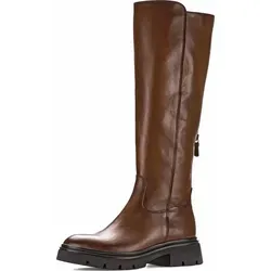 GABOR Damen Stiefel Gr. 41 - Elegante Langschaftstiefel in cognac used - Klassische Stiefel von GABOR aus hochwertigem Kalbsleder und Textil, ausgestattet mit bequemer Best Fitting-Technologie für optimalen Tragekomfort.