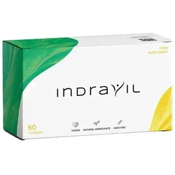INDRAVIL Die Original 2024 DUO-Formel - 60 Kapseln Appetithemmer, unterstützt die Darmgesundheit mit Spirulina und Inulin, GMO-frei und getestet