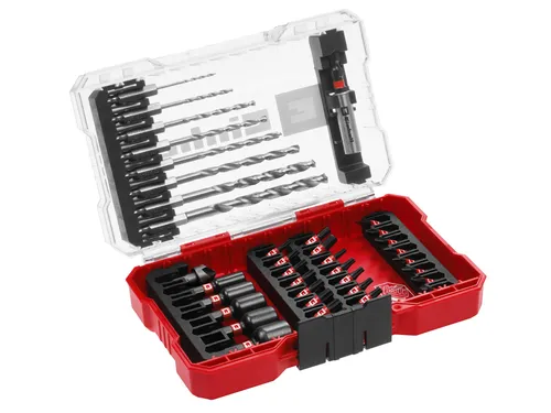 EINHELL Bit- & Bohrer-Set, 108773, M-Case, 39-teilig