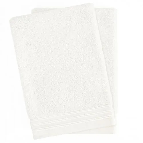 Hammetex 2er Set Mini Handtücher 15x22 cm, 100% Baumwolle mit Waschlappen Waschen Frottier, Superwuschel Weiche Qualität Strapazierfähig, Creme