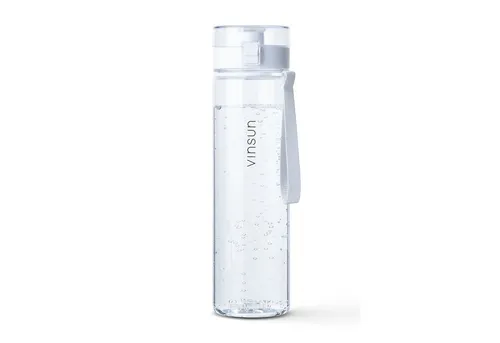 Vinsun Trinkflasche 1L - BPA-freie Sportflasche mit Einhand-Klicksystem - Robuste und auslaufsichere Trinkflasche für Sport und Alltag. Ideal für kohlensäurehaltige Getränke und einfach zu bedienen. Langlebiges Design aus Tritan, geschmacksneutral und bruchsicher.