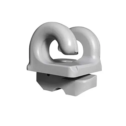 Grevinga Netzhaken in grau 50er Set von Grevinga