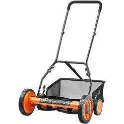 VEVOR Spindelmäher 450 mm Schnittbreite - Rasenscheren mit 5 Klingen für präzises Schneiden, einstellbare Schnitthöhe von 35 bis 62 mm, umweltfreundlich und leise – ideal für Gartenliebhaber.