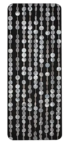 Kleine Wolke Duscheinlage Perla 36x92 cm - Elegante Duscheinlage im Muschelvorhang-Look, rutschfest mit geriffelter Oberfläche und zahlreichen Saugnäpfen für sicheren Halt. Pflegeleicht und waschbar bei 40 Grad, ideal für Ihr Badezimmer.