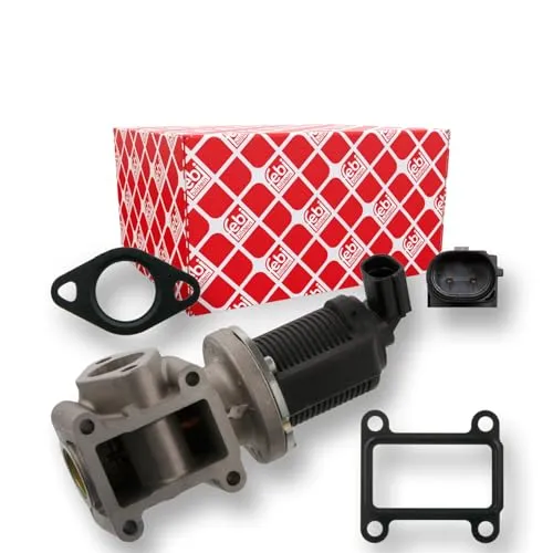 febi bilstein 37475 Abgasregelventil mit Dichtungen - AGR-Ventil, original febi bilstein Ersatzteil aus Deutschland, elektrisch betrieben für zuverlässige Abgasregulierung, passend für zahlreiche Modelle von Opel, Fiat und Alfa Romeo.