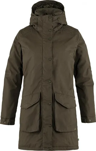 Fjällräven Högvilt Jacket W dark olive (633) L - Outdoor Freizeitjacken für Damen, wasserdicht und isoliert mit Supreme Microloft für optimalen Schutz bei Kälte und Wind.