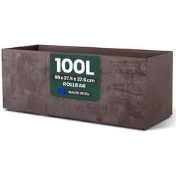 Kreher XL Pflanzkasten Millennium in braun von Kreher Technik