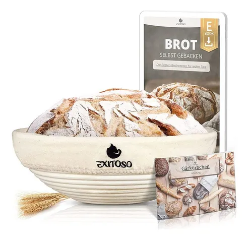 Exitoso Gärkorb Rund, einfach frisches Brot backen - nachhaltig gesund