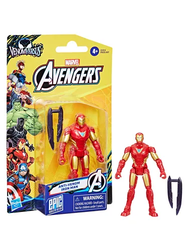 Marvel Avengers VenomVersus Epic World of Action Anti-Venom Iron Man 10 cm