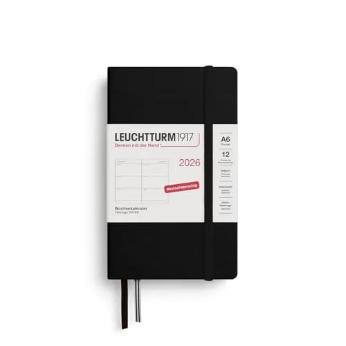 Kalender, Organizer & Zeitplaner Schwarz von LEUCHTTURM1917