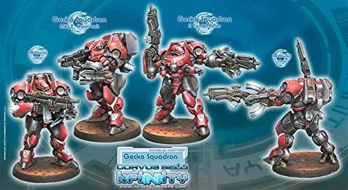 Infinity Nomad Gecko Squadron Miniatur Corvus Belli