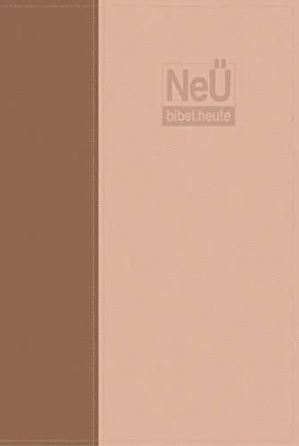 NeÜ bibel.heute Taschenausgabe: Kunstleder zweifarbig braun/beige - Bibelausgaben mit hochwertigem Kunstledereinband, ideal für unterwegs und stilvoll im Design.