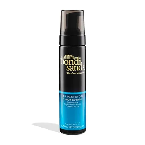 Bondi Sands – Selbstbräunungsschaum - Self Tanning Foam 1 Hour Express, für eine fleckenfreie und schnelle Bräune ohne Sonne, 200 ml