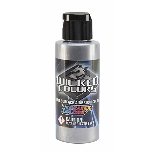 Createx Wicked W351 Silber metallic 60ml Airbrush Farbe
