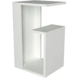 moebel17 Beistelltisch Sister Weiß - Moderner Tisch für Ihr Zuhause - Couchtische in modernem Design, aus hochwertiger Melamin beschichteter Platte, ideal für stilvolle Akzente in jedem Raum.
