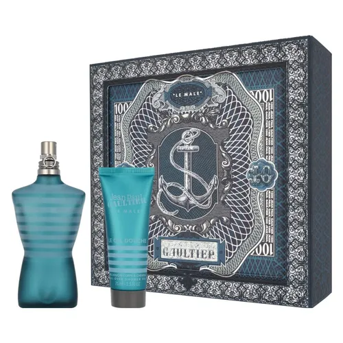 Jean Paul Gaultier Le Male EDT Geschenkset 125 ml + 75 ml Duschgel - Herrendüfte - Verführerisches Geschenkset mit maskulinem Duft und erfrischendem Duschgel, ideal für den modernen Mann.
