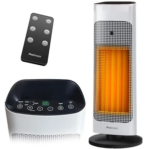Pro Breeze Keramik Heizlüfter mit Fernbedienung
