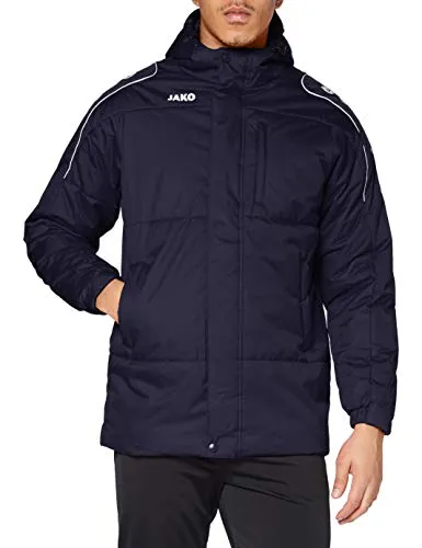 JAKO Erwachsenen Coachjacke Active, Marine/weiß, XL, 7197