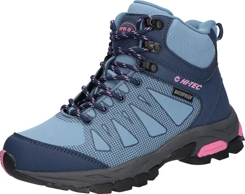 Hi-Tec Raven Mid WP Damen Schuhe blau/pink Gr. 37 von Hi-Tec