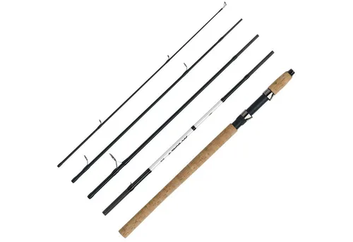 WFT XK Bone Travel Spin 5-30g 2,40m - Angelrute für leichtes bis mittleres Spinnfischen, sehr leicht und kompakt mit nur 0,54m Transportlänge, ideal für ermüdungsfreies Angeln über Stunden.