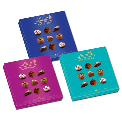 Lindt Pralinen Mini Pralinés, 44g, 9 Stück