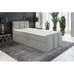 Boxspringbett Jugendbett MOREN 80x200 (Links) mit Bettkästen