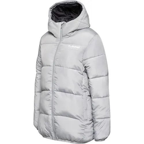 hummel hmlGC NICOLA Steppjacke Damen 2399 - harbor mist M, wasserabweisend und mit Fleece-Taschen für optimale Wärme