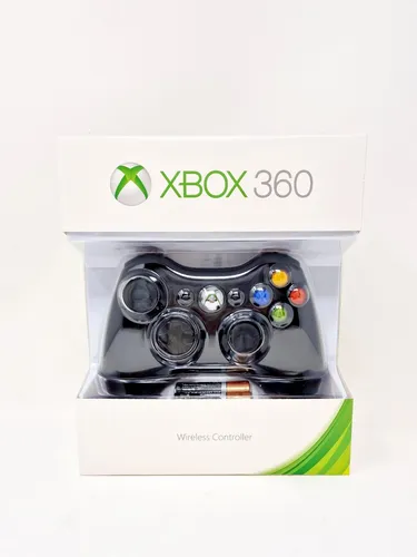 Microsoft NSF-00002 Wireless Controller - Schwarz - Controller für Microsoft Xbox 360, kabellos für uneingeschränkte Bewegungsfreiheit und optimales Gaming-Erlebnis.