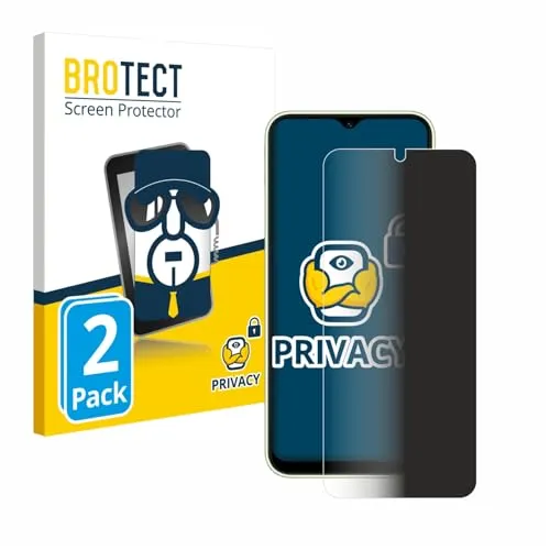BROTECT 2 Stück Anti-Spy Blickschutzfolie für Samsung Galaxy A14 5G Privacy Screen Protector [Displayschutz-Folie, Sichtschutz, Blaulichtfilter]