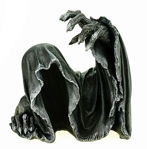 Joh. Vogler Grim Reaper Figur 26 cm - Sammlerfigur eines detailreichen Sensenmanns, aus hochwertigem Polyresin gefertigt und handbemalt – ein einzigartiges Deko-Highlight für Gothic-Fans.