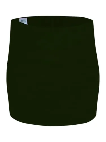 wobera ANGORA Nierenwärmer oder Leibwärmer für Damen und Herren, höhere, kräftige Ausführung (jägergrün, S)