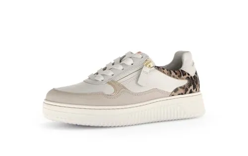 Gabor Damen Low-Top Sneaker - Damen-Sneaker mit Reißverschluss, leicht und bequem, perfekt für Freizeit und sportliche Aktivitäten.
