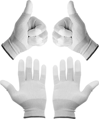 Minadax ESD Antistatik Handschuhe Finger-TIP in weiß von Minadax