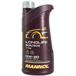 MANNOL LONGLIFE 508/509 0W-20 Motoröl 5L für VW, Audi, Skoda, Seat
