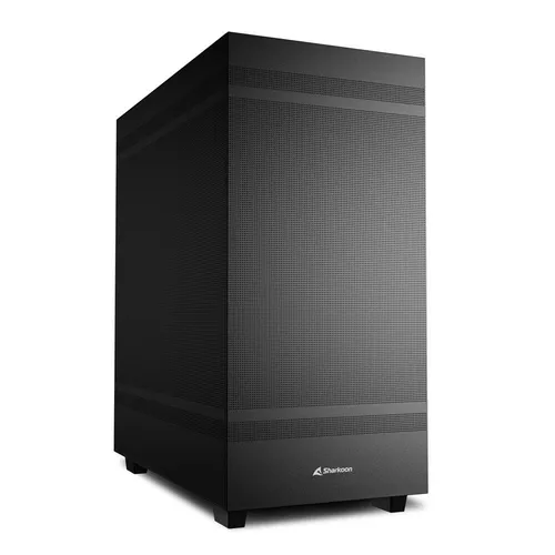 Rebel C50 Tower-Gehäuse schwarz - PC-Gehäuse mit modernem Design und optimaler Belüftung für leistungsstarke Gaming-Setups.