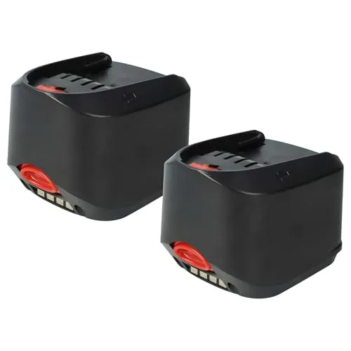 vhbw 2X Akku kompatibel mit Bosch UniversalVac 18 Werkzeug, Akku-Gartengerät (4000 mAh, Li-Ion, 18 V)