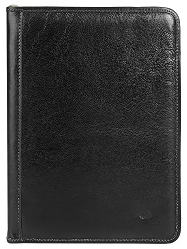 Dokumententasche PIKÉ - Hochwertige Herren-Aktentasche aus echtem Leder - Aktentaschen aus 100% Rindleder, glänzend und Made in Italy. Ideal für Geschäftstermine mit viel Platz für Dokumente, Notizen und Visitenkarten.