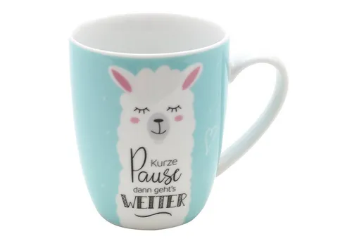 Dekohelden24 Tasse Kaffeebecher / Tasse aus Porzellan. 250 ml., 1-tlg., Porzellan