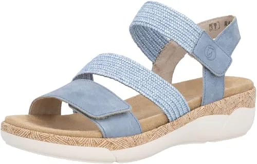 Remonte Damen Sandalen 32313933343936 Blau 40 EU