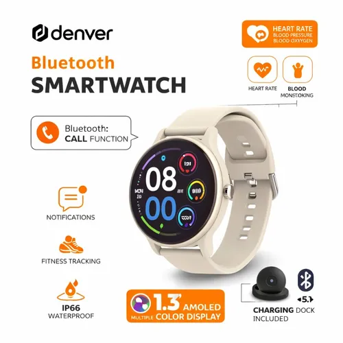 Denver Bluetooth Smartwatch SW-173 Schwarz